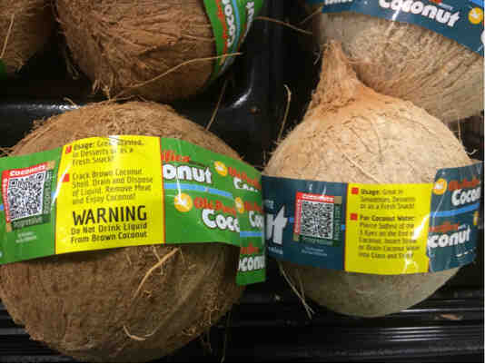 Can you drink coconut water from a brown coconut?