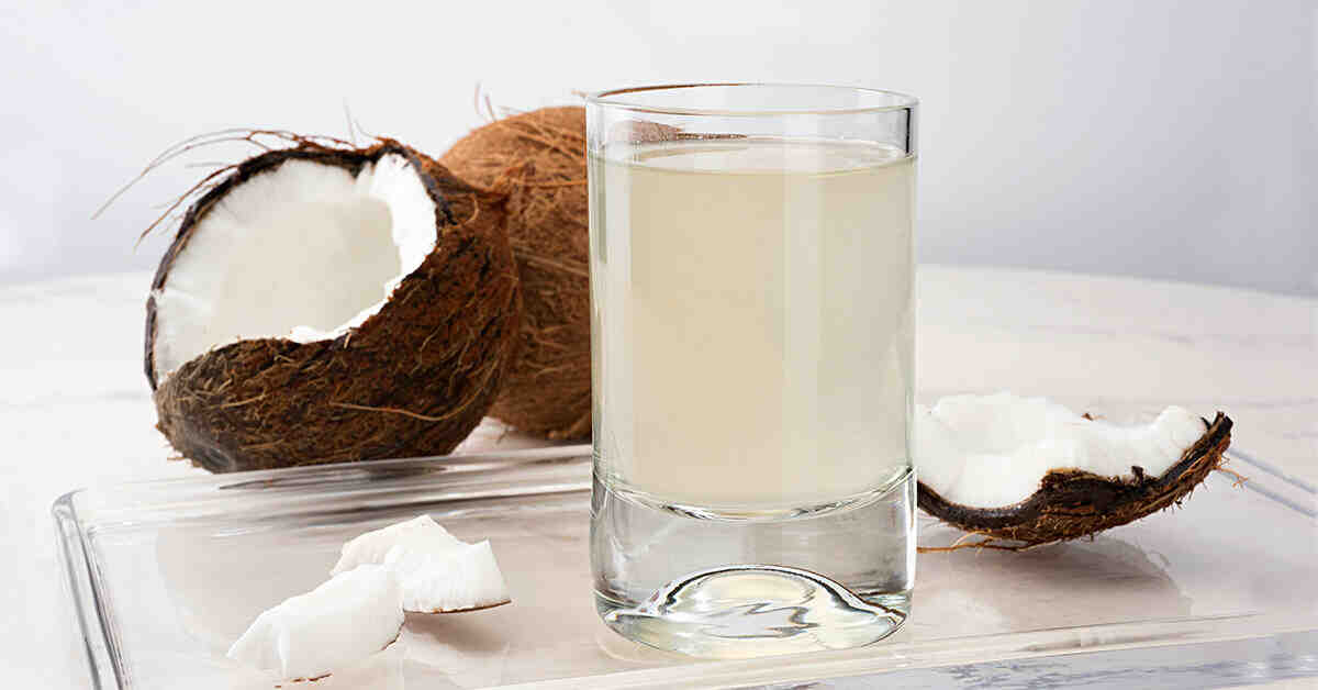 Can you drink raw coconut water?