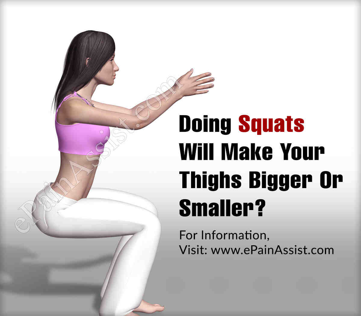 Do squats make your thighs bigger or smaller?
