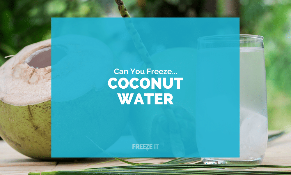 Does coconut water freeze?