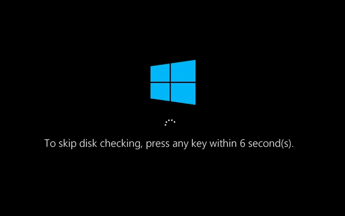 How to How do I stop Windows 10 repair disk?