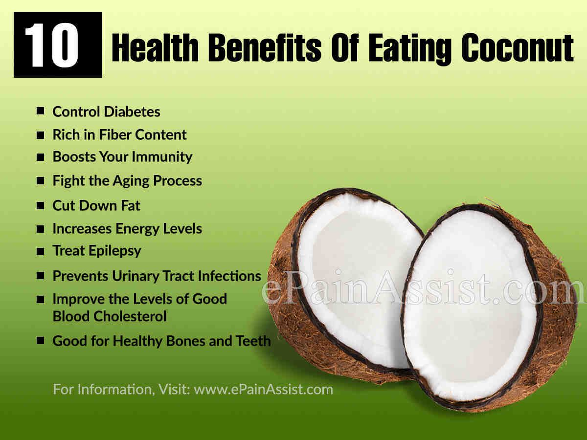 Is eating raw coconut good for health?