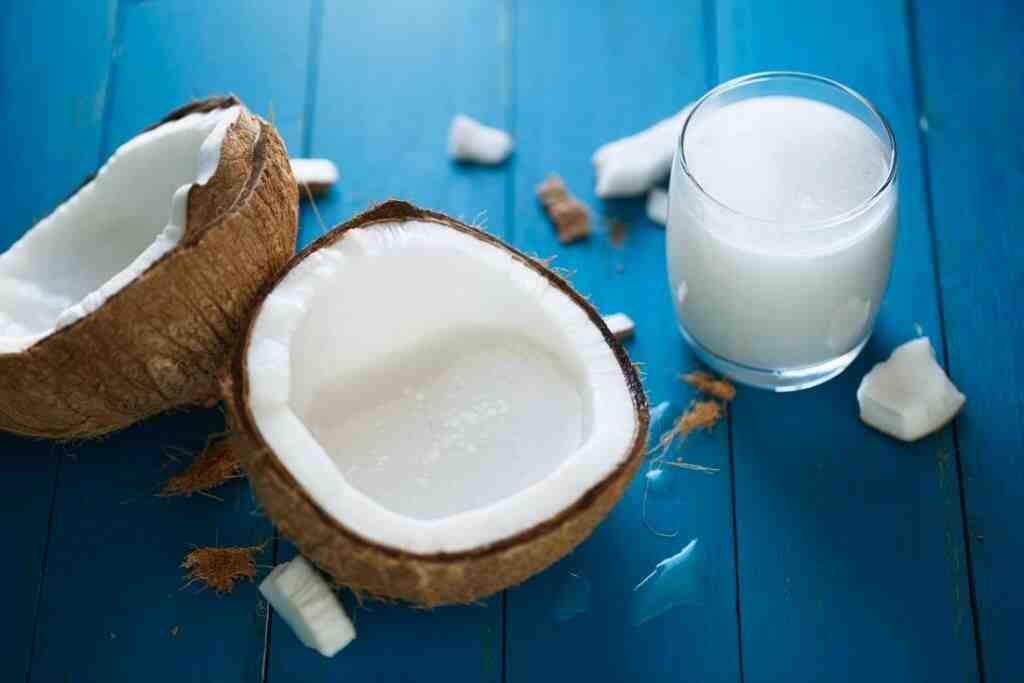 What happens if you eat too much fresh coconut?