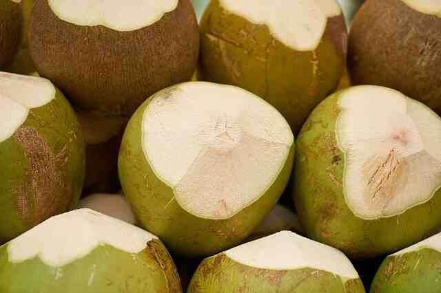 What's the difference between a brown coconut and a green coconut?