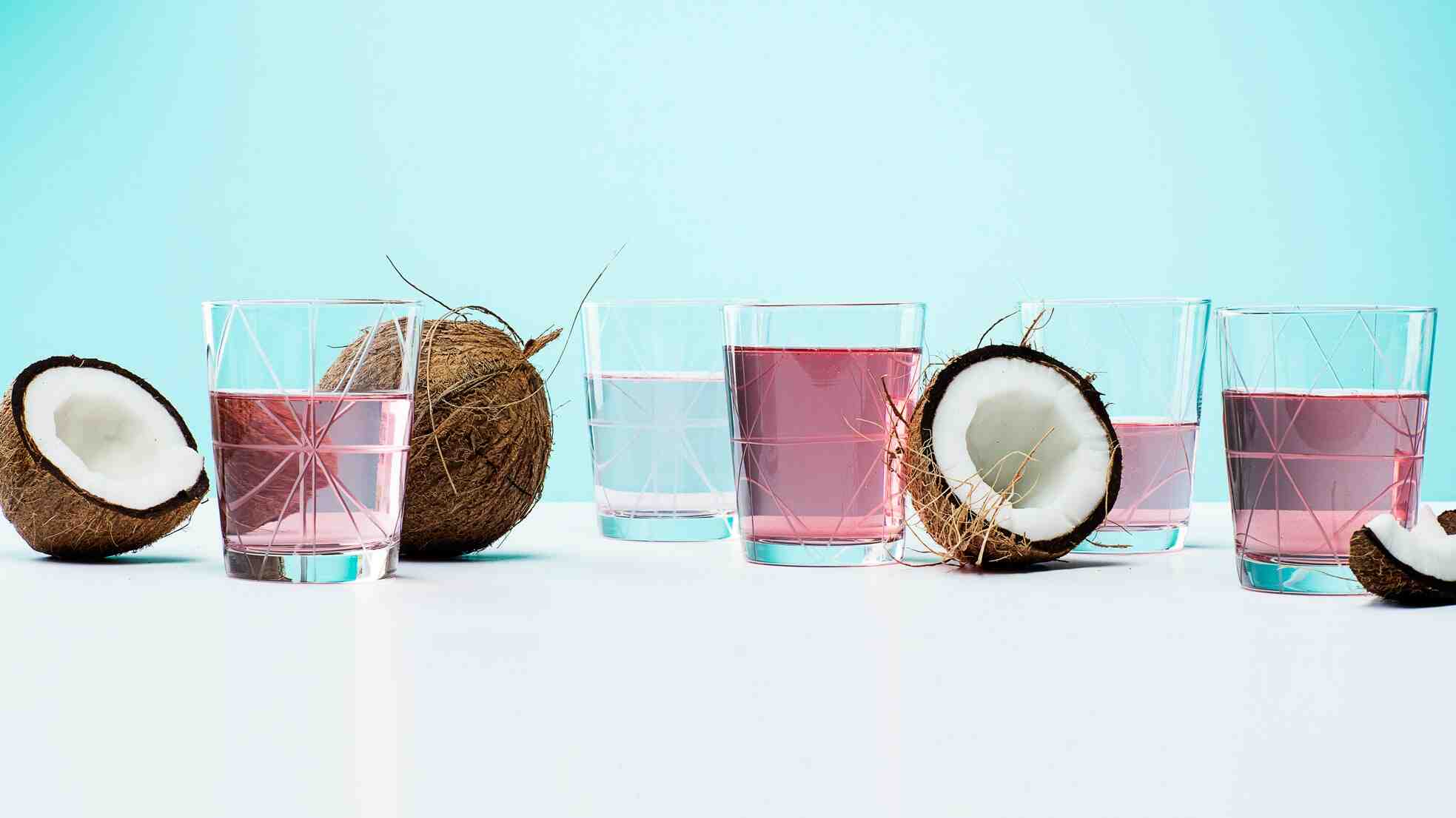Why is coconut water pink?