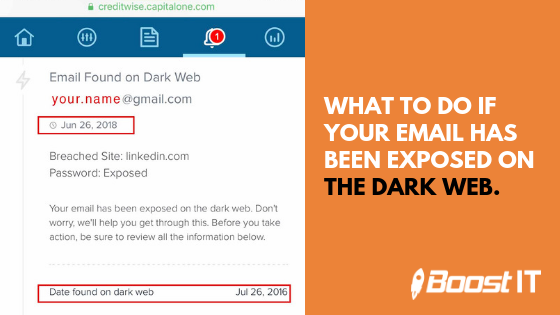 How do I know if I am on the dark web?
