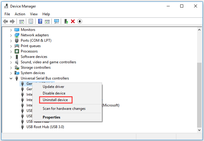 How do I reset my USB ports Windows 10?