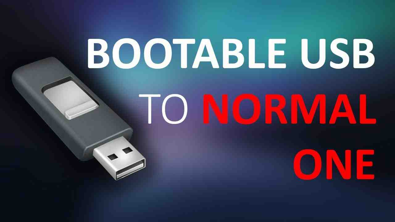 How do you Unburn a USB?
