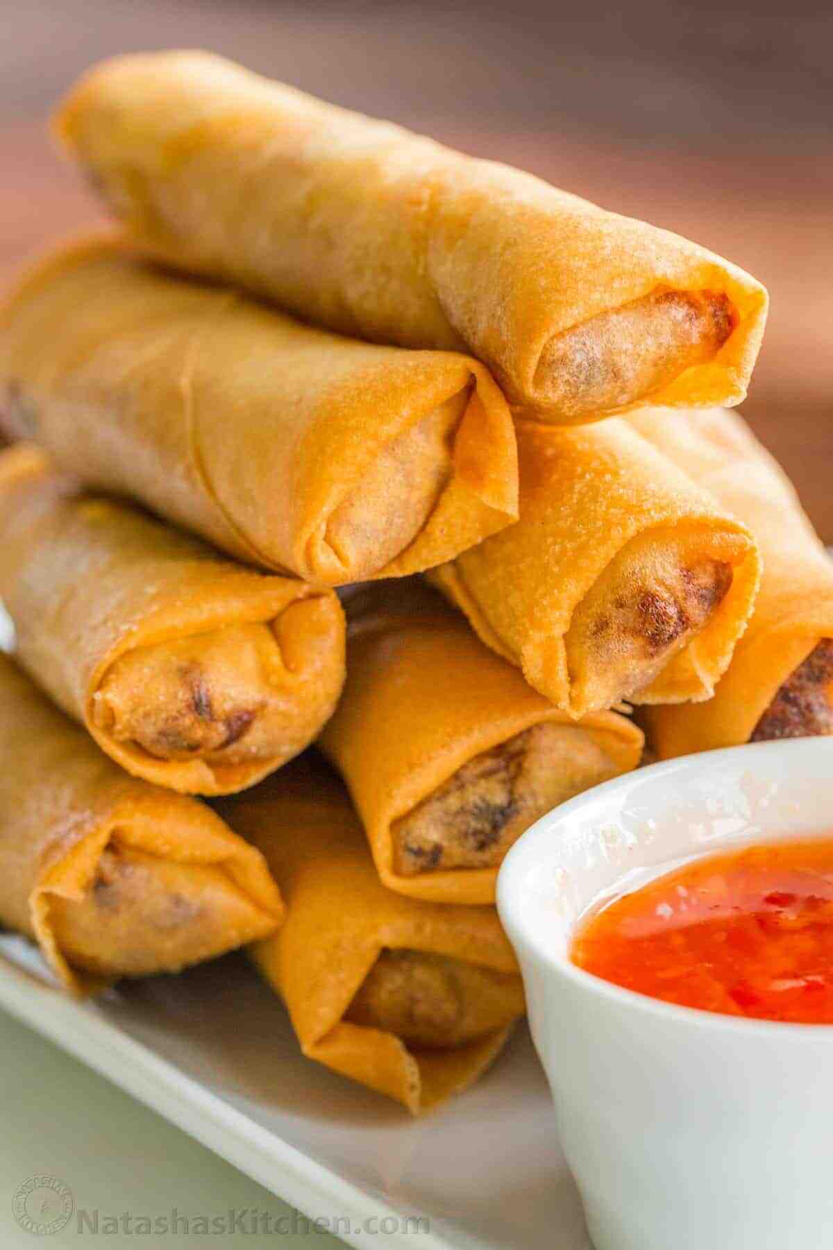 How do you make egg rolls not greasy?