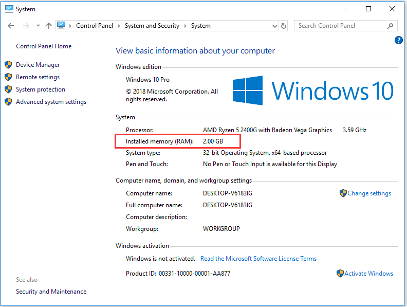 How much RAM does Windows 10 need to run smoothly?