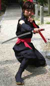 What is a female ninja called?
